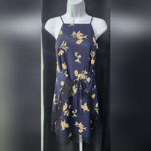 Sugarlips XS Navy Floral Dress